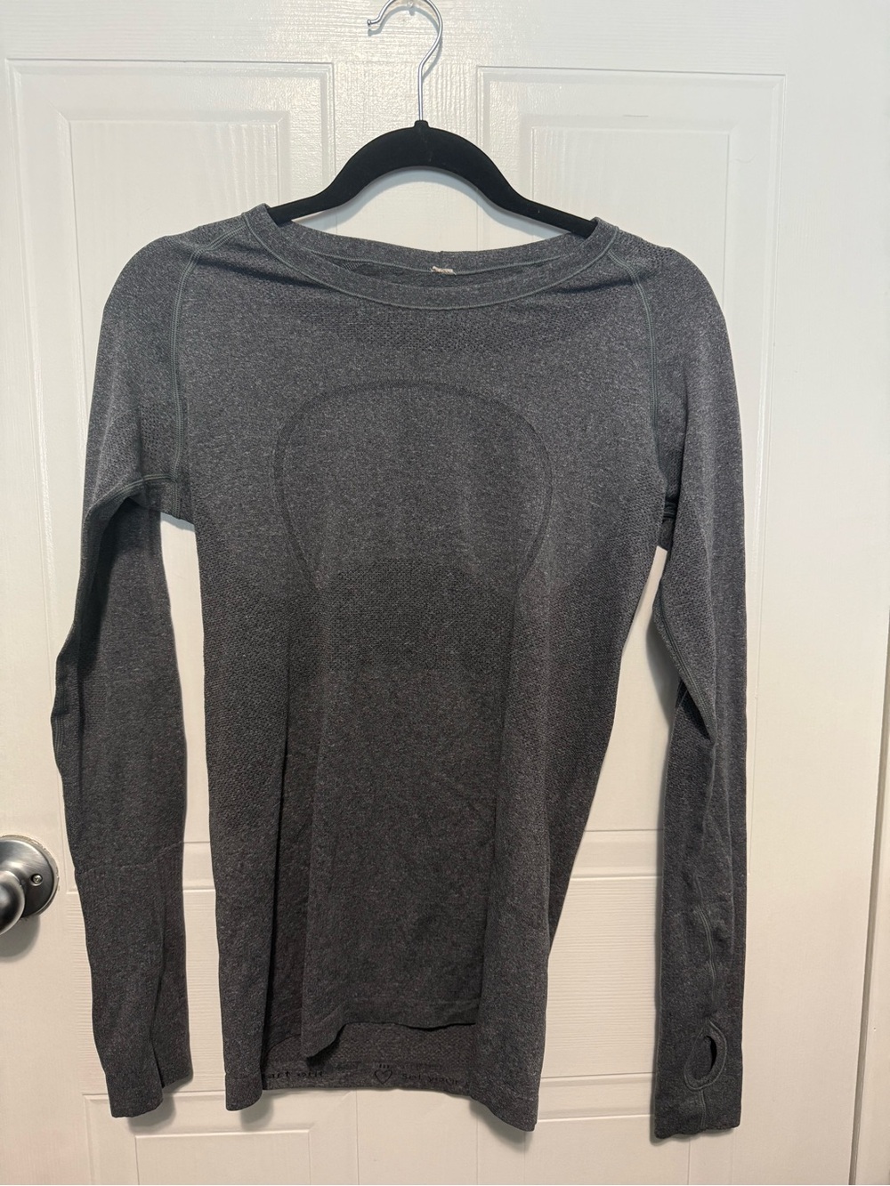 Lululemon long sleeve- Charcoal Gray